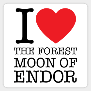 I HEART ENDOR Sticker